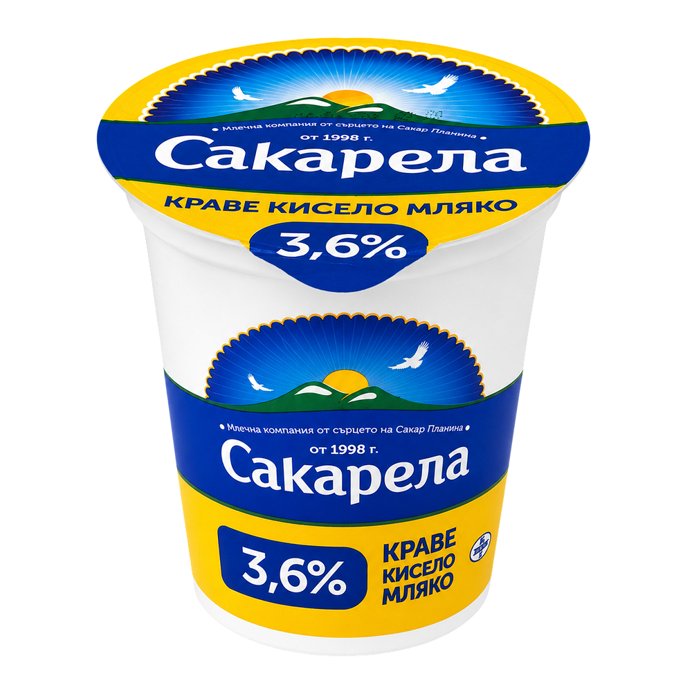Кисело мляко „Сакарела“ 3.6%